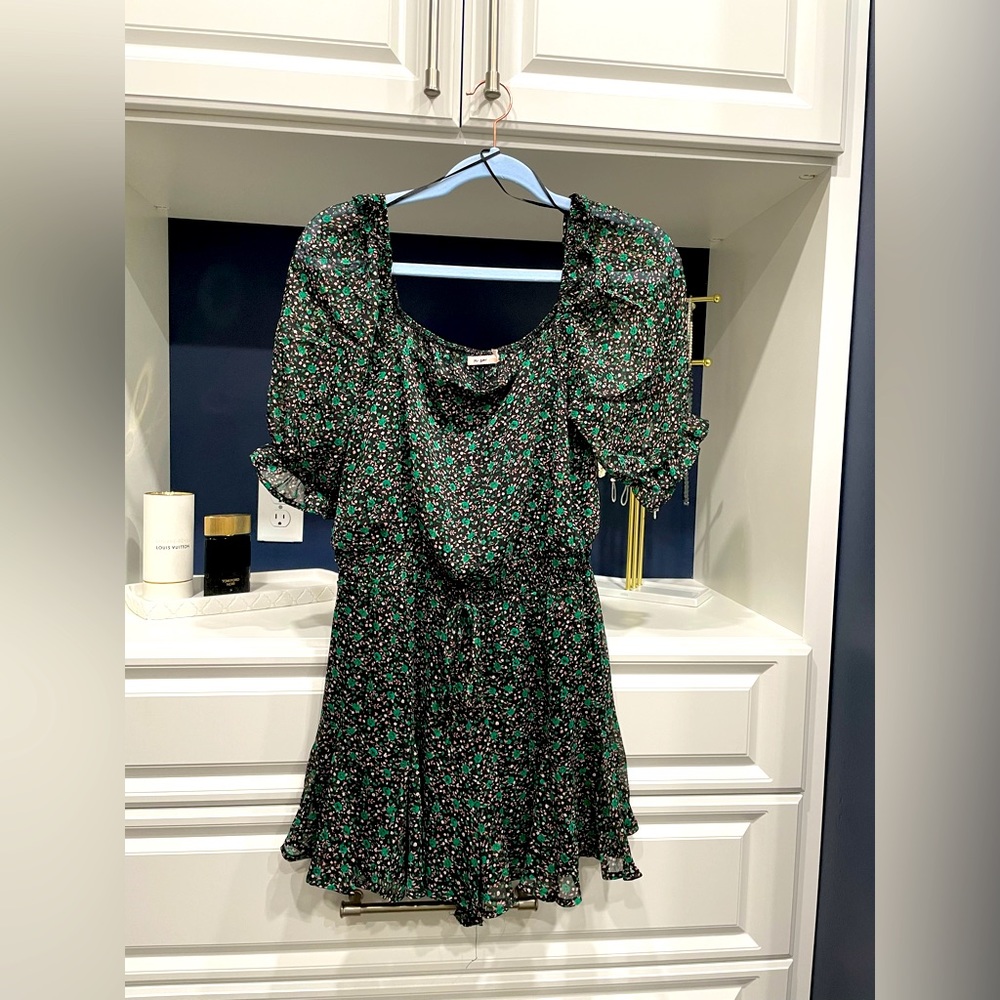 Francesca, medium romper floral like new